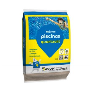 Rejunte para Piscina 5kg Branco - Quartzolit
