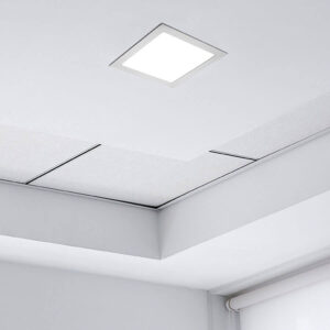 Painel de Embutir de LED Lux Quadrado 18120 Branco 12W 6500K - Taschibra
