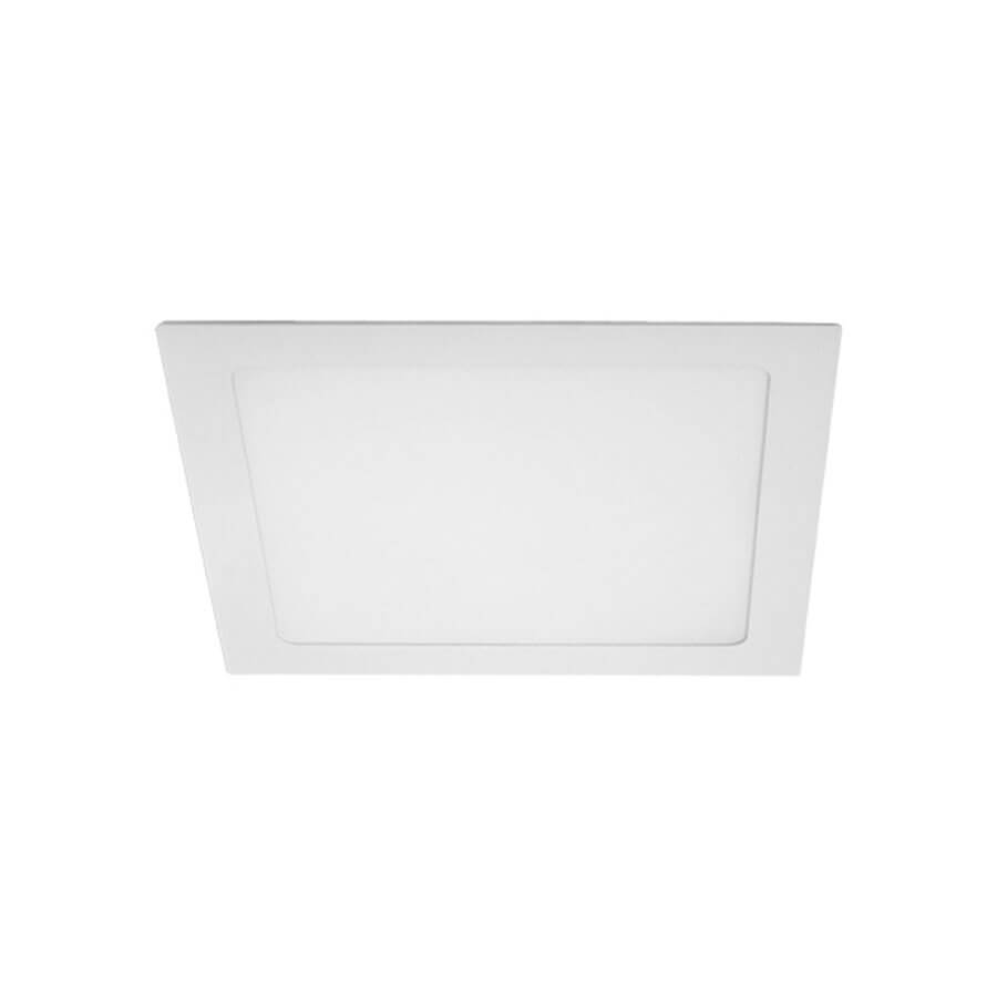 Painel de Embutir de LED Lux Quadrado 18120 Branco 12W 6500K – Taschibra - Santa Cruz Acabamentos