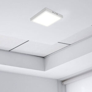 Painel de Sobrepor de LED Lux Quadrado 18135 Branco 12W 3000K - Taschibra