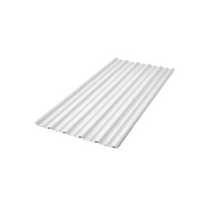 Telha PVC Trapezoidal Branco 400x092 2303 - Precon