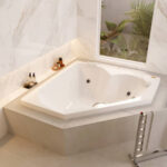 Banheira Com Hidro Bionda Bi152152g2 5 Jatos Branco 152×152 – Jacuzzi - Santa Cruz Acabamentos