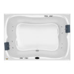 Banheira Com Hidro Espree Box Eb150120a Branco 150×120 – Jacuzzi - Santa Cruz Acabamentos