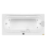 Banheira Com Hidro Habitare Com Pé Hb17090a Branco 170×90 – Jacuzzi - Santa Cruz Acabamentos