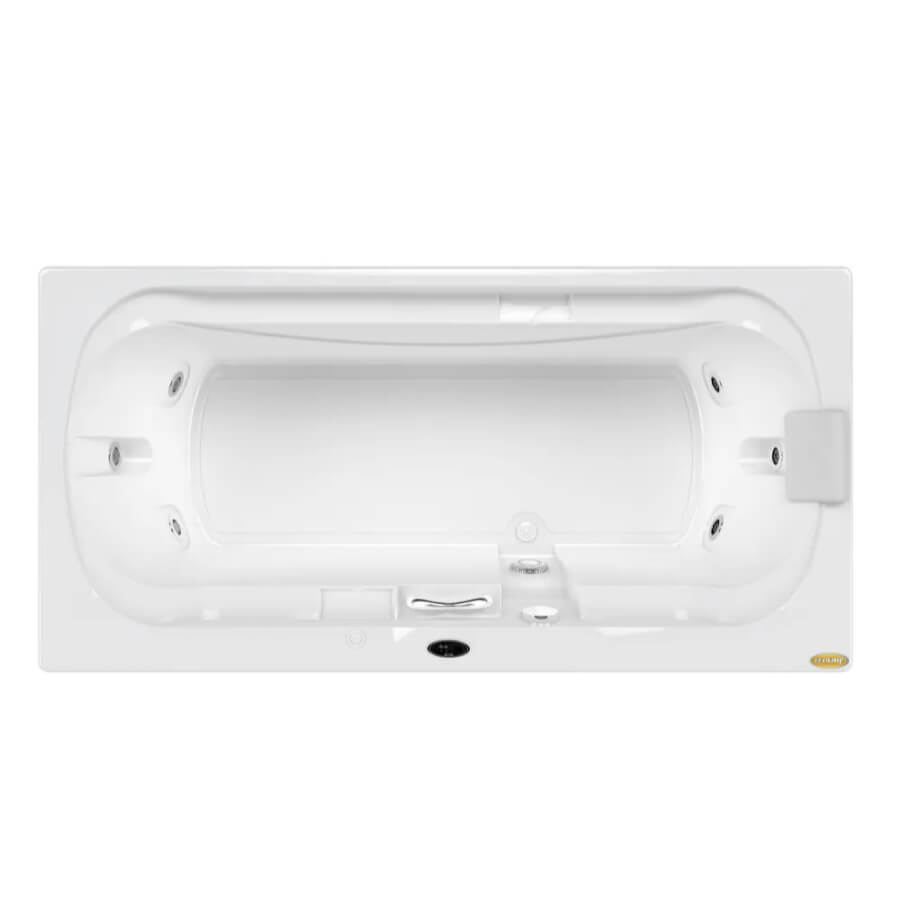 Banheira Com Hidro Habitare Com Pé Hb17090a Branco 170×90 – Jacuzzi - Santa Cruz Acabamentos