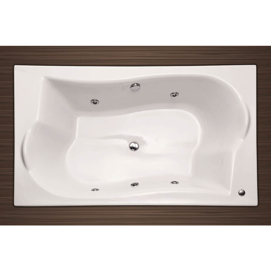 Banheira Com Hidro Montreal Cril 4 Jatos Branco 180×110 – Aquaplas - Santa Cruz Acabamentos