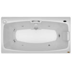 Banheira Com Hidro Mysia My183110g2a 7 Jatos Branco 183×110 – Jacuzzi - Santa Cruz Acabamentos