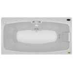 Banheira Com Hidro Mysia My16583g1a 3 Jatos Branco 165×83 – Jacuzzi - Santa Cruz Acabamentos