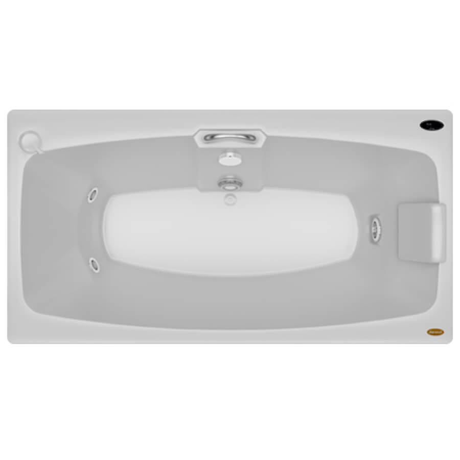 Banheira Com Hidro Mysia My16583g1a 3 Jatos Branco 165×83 – Jacuzzi - Santa Cruz Acabamentos