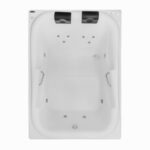 Banheira Com Hidro Tahiti Plus Acrílico Ha378wc Branco 180×130 – Astra - Santa Cruz Acabamentos