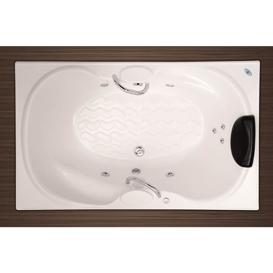 Banheira Com Hidromassagem Nauta Cril Branco 180×103 – Aquaplas - Santa Cruz Acabamentos