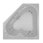 Banheira Hidromassagem Aquecedor Bionda Bi152152g4 9 Jatos Branco 152×152 – Jacuzzi - Santa Cruz Acabamentos