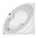 Banheira Hidromassagem Aquecedor Dharma Dh135135a Branco 135×135 – Jacuzzi - Santa Cruz Acabamentos