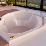 Banheira Hidromassagem Aquecedor Dharma Dh135135a Branco 135×135 – Jacuzzi - Santa Cruz Acabamentos