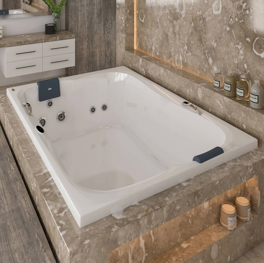 Banheira Hidromassagem Aquecedor Espree Box Eb170120a 10 Jatos Branco 170×120 – Jacuzzi - Santa Cruz Acabamentos