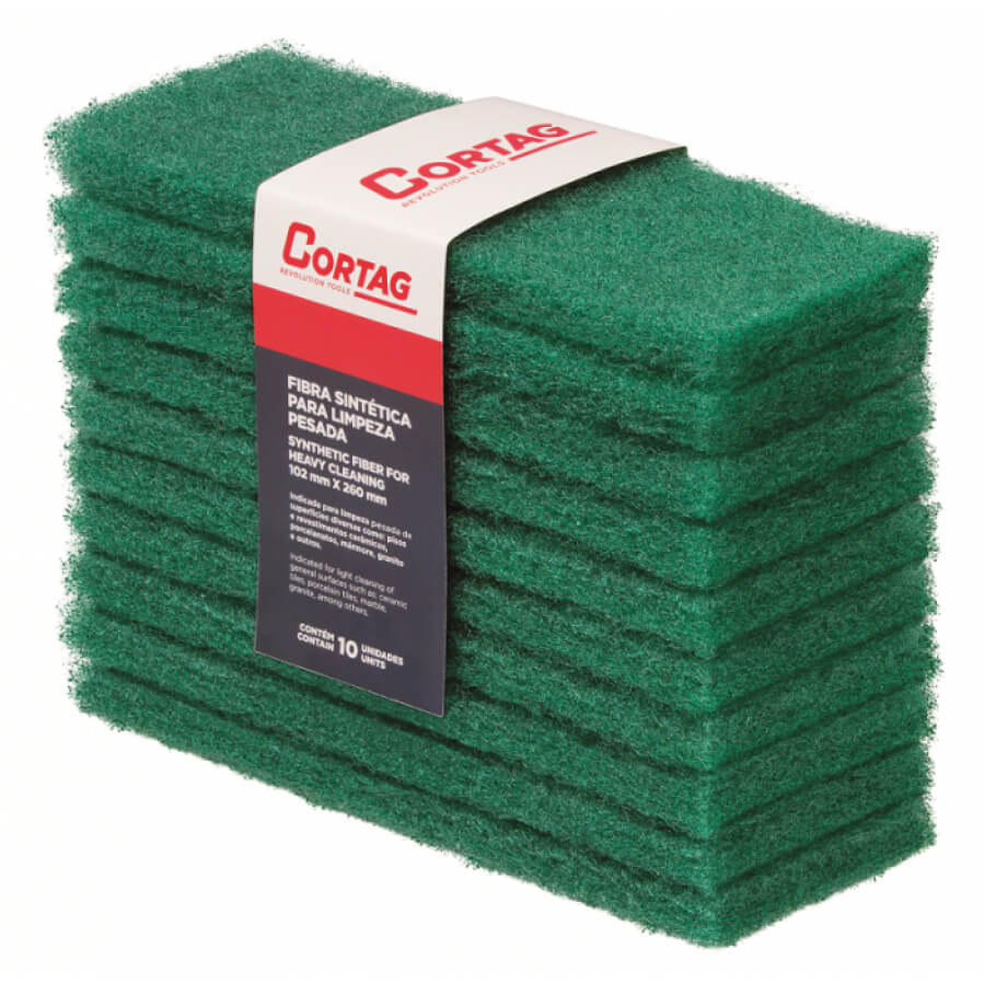 Fibra Sintética Limpeza Pesada Verde 102×260 – Cortag - Santa Cruz Acabamentos