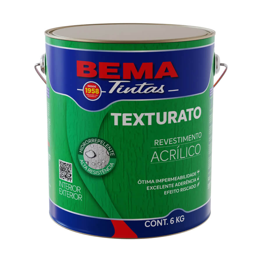 Texturato Efeito Rustico 6kg – Bema - Santa Cruz Acabamentos