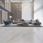 Porcelanato Acetinado Calacata Altissimo 90×90 Extra – Biancogres - Santa Cruz Acabamentos