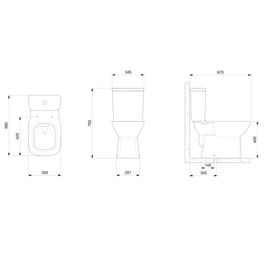 Bacia Acoplar Debba Branco – Roca - Santa Cruz Acabamentos