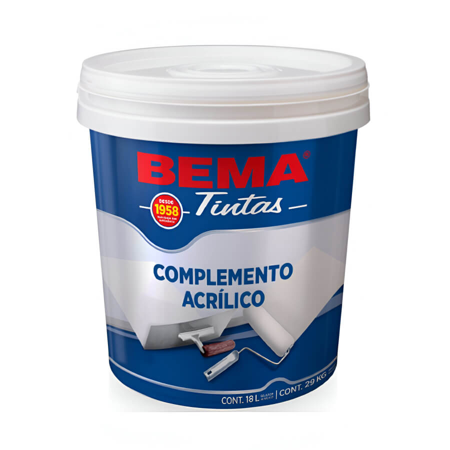 Massa Corrida Balde Branco 29kg – Bema - Santa Cruz Acabamentos